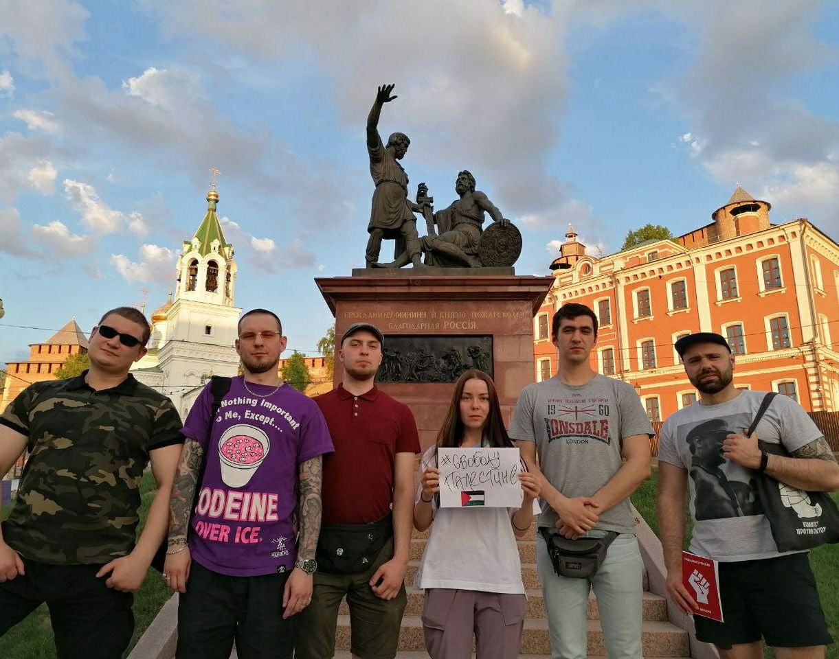 Флешмоб в поддержку независимости Палестины