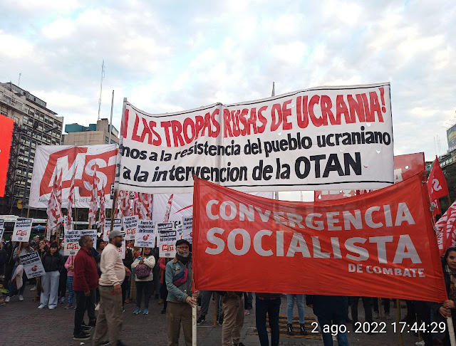 Аргентина: митинг солидарности с украинским народом