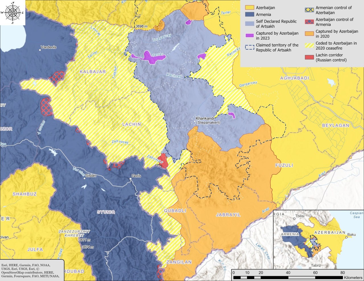 Армения-Азербайджан: очередная вспышка реакционного конфликта